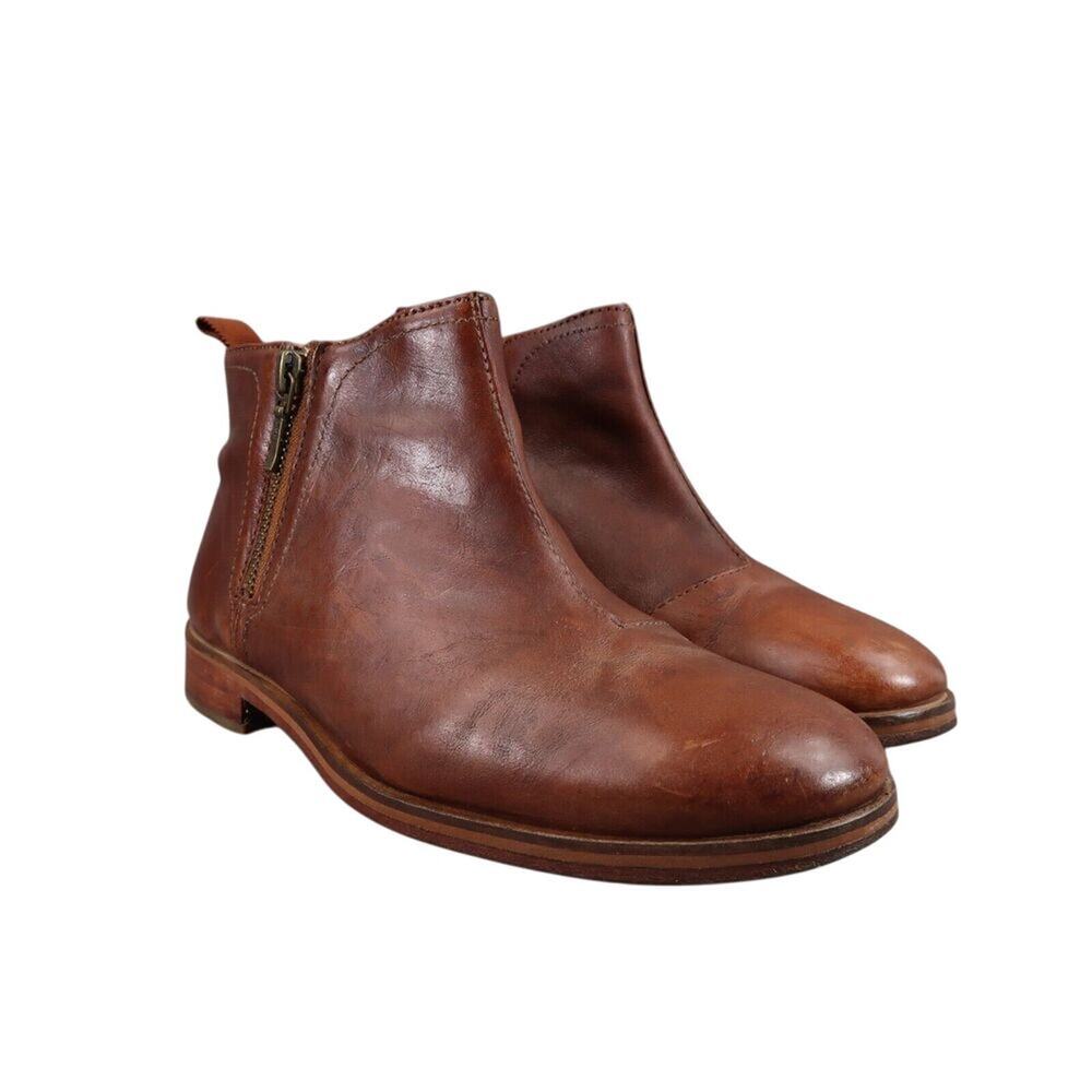 J Shoes Womens 6.5 Boots Classic Leather Kellen Ankle Bootie Zip Artisan Comfort
